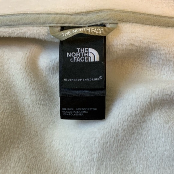 White Fleece Wind Breaker North Face - Picture 6 of 7